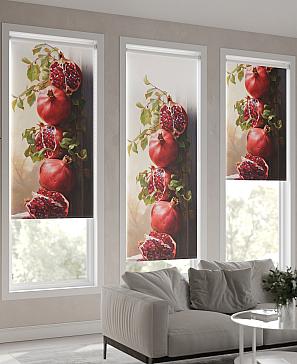 Рулонная штора «Гринатвис - ширина 62см»