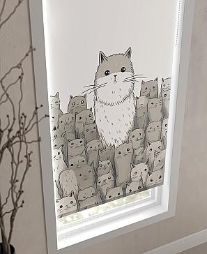 Рулонная штора «Квантриолс - ширина 62см»