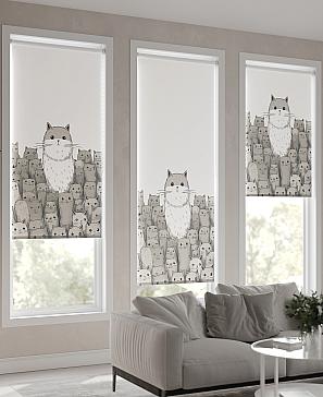 Рулонная штора «Квантриолс - ширина 62см»