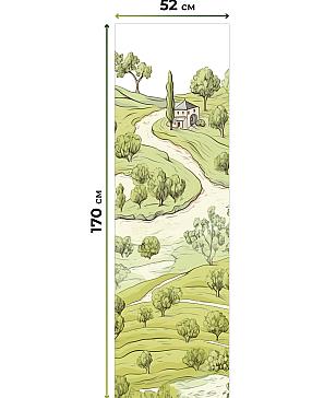 Рулонная штора  « Растиро - ширина 52 см»