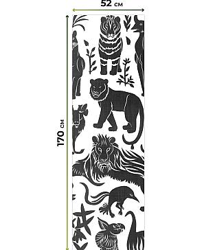 Рулонная штора «Арворес - ширина 52 см»