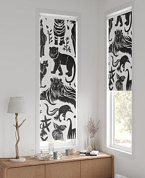 Рулонная штора «Арворес - ширина 52 см»