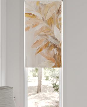 Рулонная штора «Фолиар02 - ширина 52 см»
