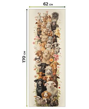 Рулонная штора  «Анимаис - ширина 62 см»