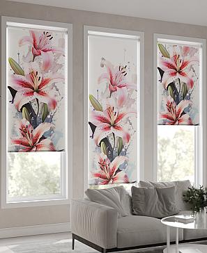 Рулонная штора  «Гиглия - ширина 62 см»