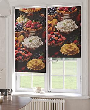 Рулонная штора  «Тортелла - ширина 62 см»