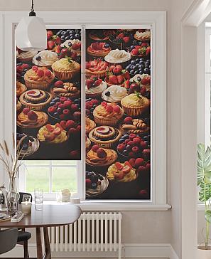 Рулонная штора  «Тортинэ - ширина 62 см»