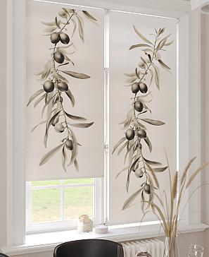 Рулонная штора  «Гирланда - ширина 62 см»