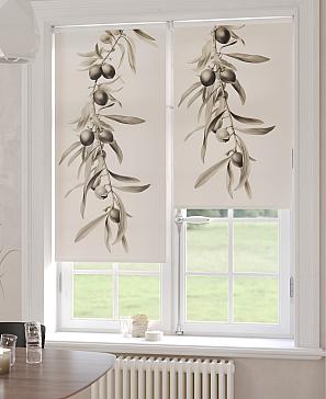 Рулонная штора  «Гирланда - ширина 62 см»