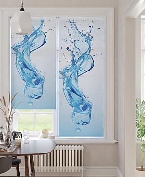 Рулонная штора  «Аквия - ширина 62 см»