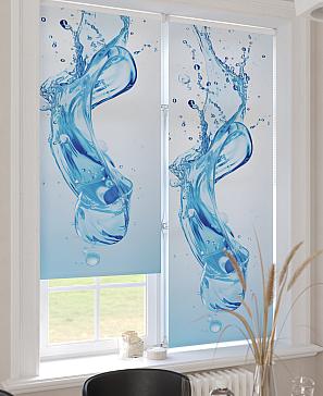 Рулонная штора  «Аквия - ширина 62 см»