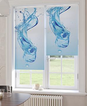 Рулонная штора  «Аквия - ширина 62 см»