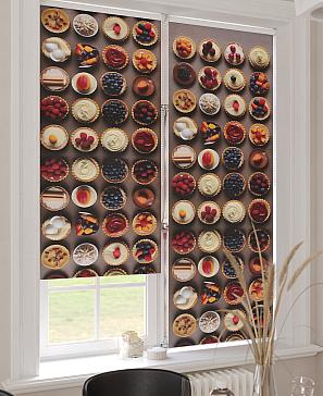 Рулонная штора  «Чокотасса - ширина 62 см»