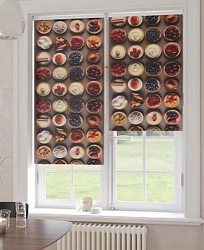 Рулонная штора  «Чокотасса - ширина 62 см»