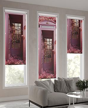 Рулонная штора  «Анимаис - 6 - ширина 52 см»