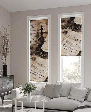 Рулонная штора  «Анимаис - 25 - ширина 52 см»