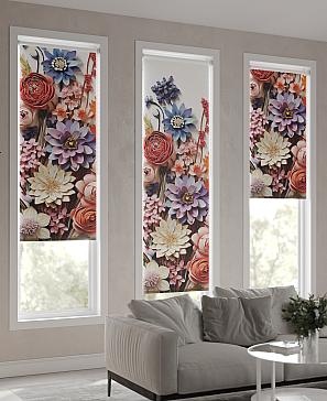 Рулонная штора  «Анимаис - 35 - ширина 52 см»