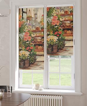 Рулонная штора  «Анимаис - 57 - ширина 52 см»