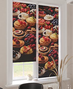 Рулонная штора  «Анимаис - 74 - ширина 52 см»