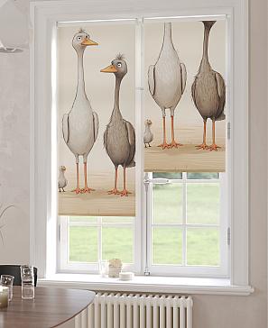 Рулонная штора  «Анимаис - 244 - ширина 52 см»