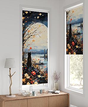 Рулонная штора «Федера - 55 - ширина 62 см»