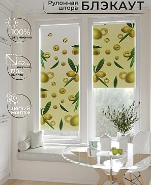 Рулонная штора «Федера - 94 - ширина 62 см» | фото