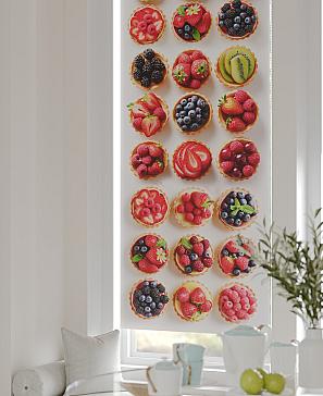 Рулонная штора «Федера - 107 - ширина 62 см» | фото 2