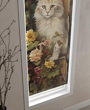 Рулонная штора  «Анимаис - 306- ширина 52 см»