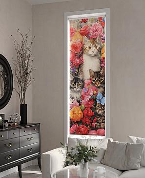 Рулонная штора  «Анимаис - 307- ширина 52 см»