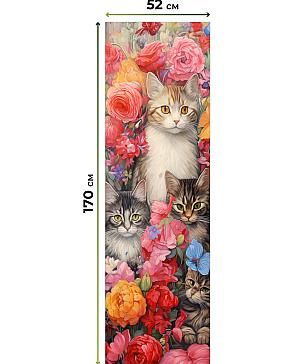 Рулонная штора  «Анимаис - 307- ширина 52 см»