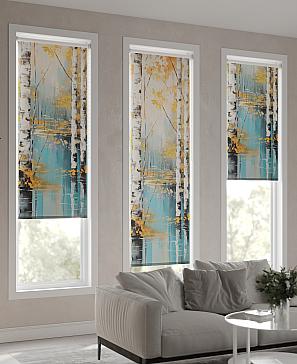 Рулонная штора «Анимаис - 366 - ширина 52 см» | фото 2