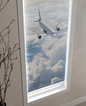 Рулонная штора  «Анимаис - 380- ширина 52 см»