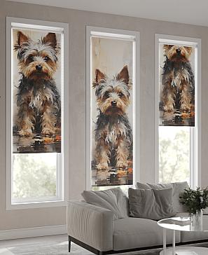 Рулонная штора «Анимаис - 382 - ширина 52 см» | фото 2