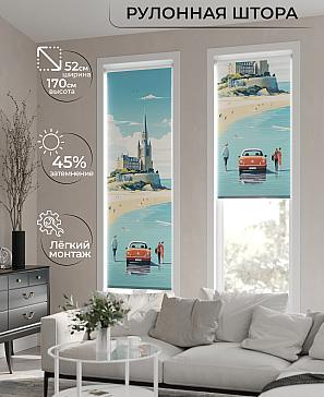 Рулонная штора «Анимаис - 383 - ширина 52 см» | фото