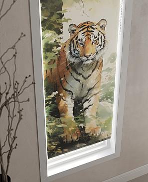 Рулонная штора  «Анимаис - 385- ширина 52 см»