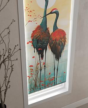 Рулонная штора  «Анимаис - 387- ширина 52 см»