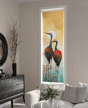 Рулонная штора  «Анимаис - 387- ширина 52 см»