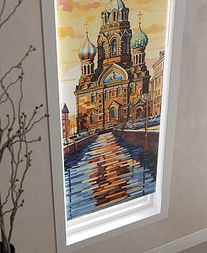 Рулонная штора  «Анимаис - 389- ширина 52 см»