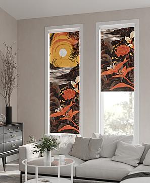 Рулонная штора  «Анимаис - 398- ширина 52 см»