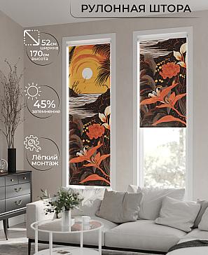 Рулонная штора «Анимаис - 398 - ширина 52 см» | фото