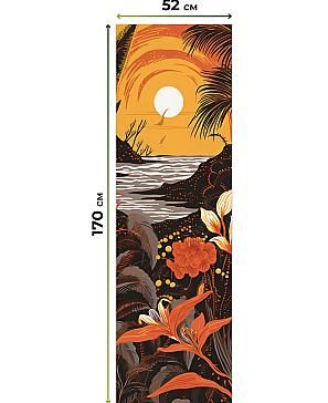 Рулонная штора  «Анимаис - 398- ширина 52 см»