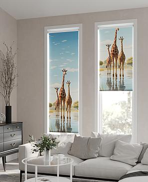 Рулонная штора «Анимаис - 404 - ширина 52 см» | фото 3