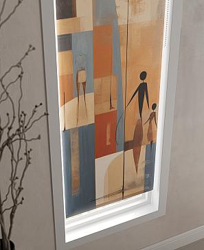 Рулонная штора  «Анимаис - 407- ширина 52 см»