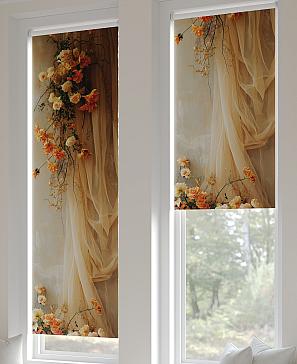 Рулонная штора «Плутея -415- ширина 52 см»