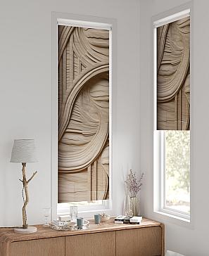 Рулонная штора «Плутея -454- ширина 52 см»