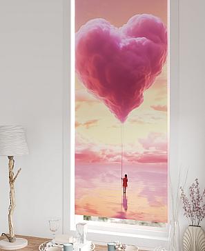 Рулонная штора «Федера - 423 - ширина 62 см» | фото 3