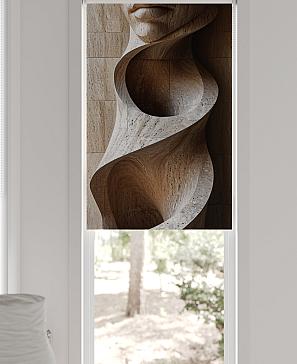 Рулонная штора «Федера - 428 - ширина 62 см»