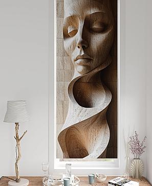 Рулонная штора «Федера - 428 - ширина 62 см»