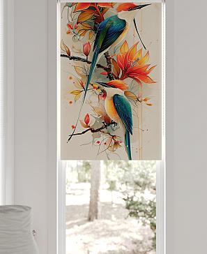 Рулонная штора «Федера - 453 - ширина 62 см»