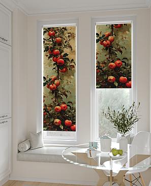 Рулонная штора «Плутея -485- ширина 52 см»